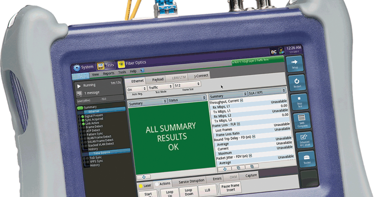 VIAVI T-BERD/MTS-5800 Handheld Network Tester | TestEquity