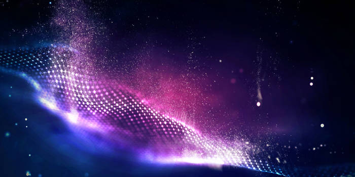 Abstract Background - Purple Wave